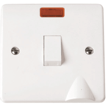 Click CMA023 20A DP Switch With Flex Outlet & Neon 