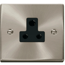 Click VPSC038BK 5A Round Pin Socket Outlet 