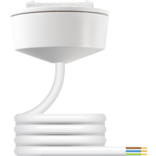 Hager Klik PCR2000/3.0  Pre-Wired Plug-in Ceiling Rose With 3 Metre 3 Core PVC Lead