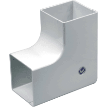 M Tufflex TFAS75MWH 75x75mm Trunking Moulded Internal Bend