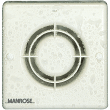 Manrose XF100HPLV 100mm 4" Low Voltage Bathroom Fan With Pull Cord 