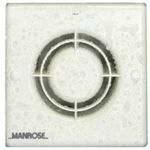 Manrose XF100HTLVT 100mm 4" Low Voltage Bathroom Fan With Pull Cord & Timer 