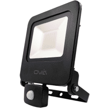 Ovia OV10150BKCWPIR Floodlight 50W Black