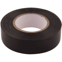 VIAS Black Tape 19mmx33m Roll PVC