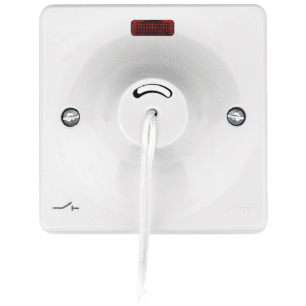WMCS50N Hager Sollysta 50 Amp Double Pole Ceiling Switch