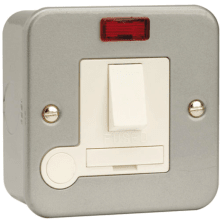Click CL052 13A Fused Connection Unit DP Switched With Neon And Optional Flex Outlet 