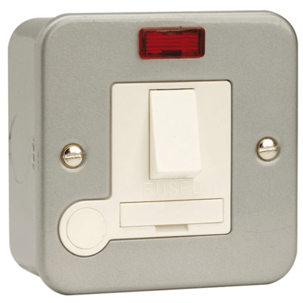 Click CL052 13A Fused Connection Unit DP Switched With Neon And Optional Flex Outlet 