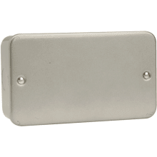 Click CL061 2 Gang Blank Plate 