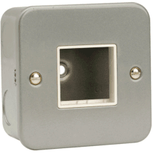 Click CL402 1 Gang Switch Plate – 2 Aperture 