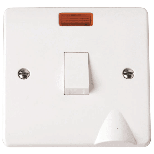 Click CMA023 20A DP Switch With Flex Outlet & Neon 