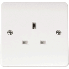 Click CMA030 13A 1 Gang Unswitched Socket Outlet 