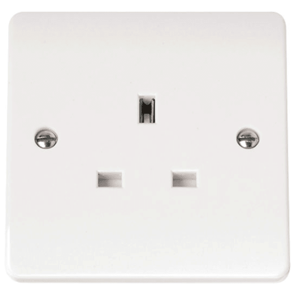 Click CMA030 13A 1 Gang Unswitched Socket Outlet 