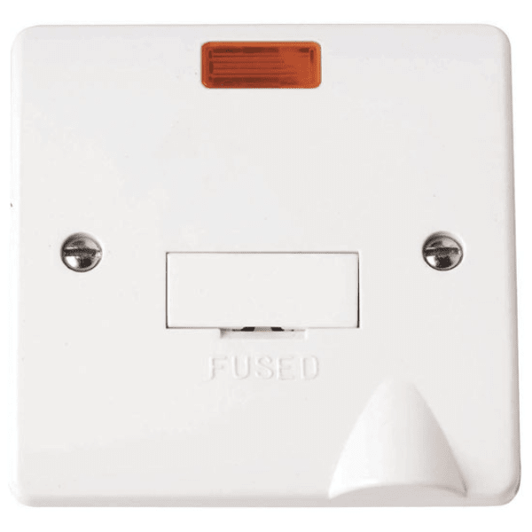 Click CMA053 13A Fused Connection Unit with Flex Outlet & Neon 