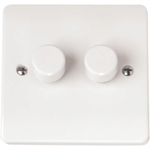 Click CMA146 2 Gang 2 Way 250Va Dimmer Switch 