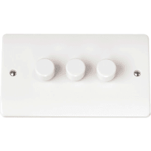 Click CMA147 3 Gang 2 Way 250Va Dimmer Switch 