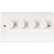 Click CMA148 4 Gang 2 Way 250Va Dimmer Switch 