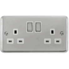 Click DPCH536WH Socket DP 2G Switched 13A PC