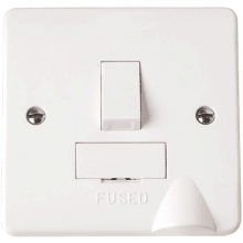 Click CMA051 13A Fused Connection Unit DP Switched with Flex Outlet 