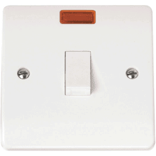 Click CMA623 20A DP Switch with neon 