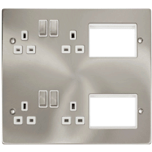 Click MP606SCWH Switched Socket 4x13A