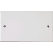 Click PRW061 2 Gang Blank Plate 