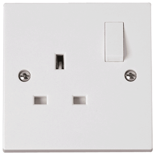 Click PRW035 1 Gang 13A DP Switched Socket Outlet 