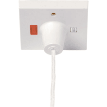 Click PRW211 50A DP Pullcord Switch With Mechanical ‘On/Off’ And Neon 