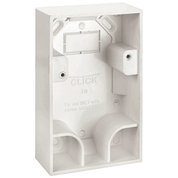Click PRW218 35MM Deep Pattress Box For Use With PRW217