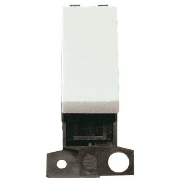 Click Scolmore MD004WH 2 Way 10A Retractive Switch Module- White