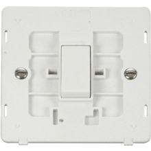 Click SIN011PW 10AX 1 Gang 2 Way Switch Insert - White