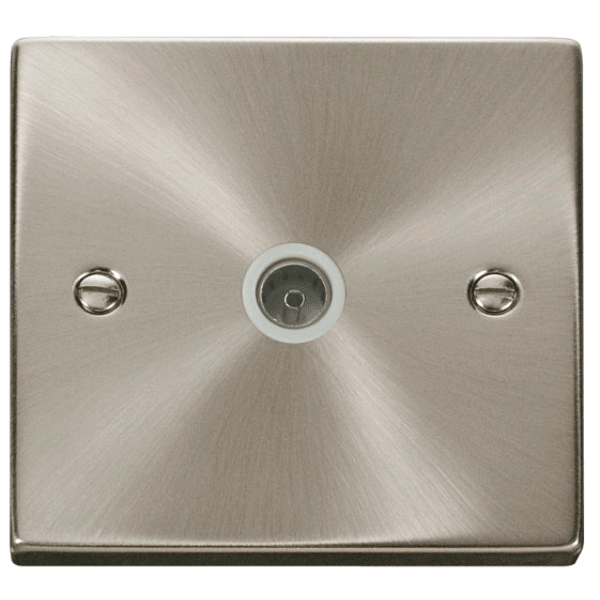 Click VPSC065WH Single Coaxial Socket Outlet 