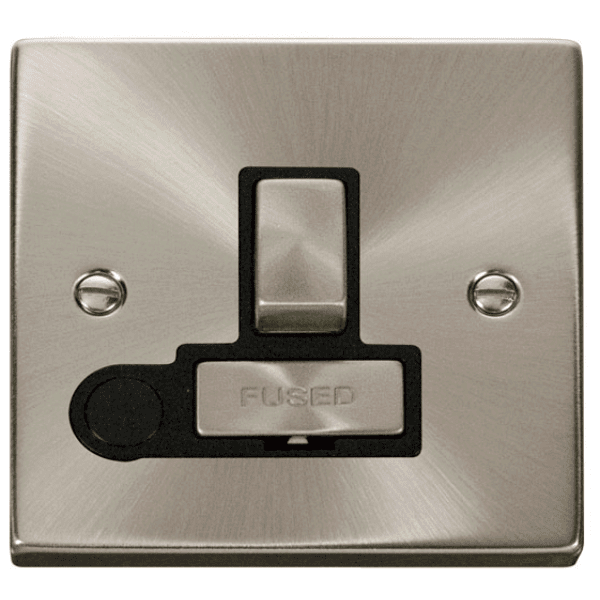 Click VPSC551BK 13A Fused Ingot Switched Connection Unit With Flex Outlet 