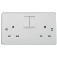 Crab 4306 Switched Socket SP 2x13A