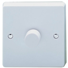 Crabtree 4190/PU 1G 400W Moulded Push Dimmer