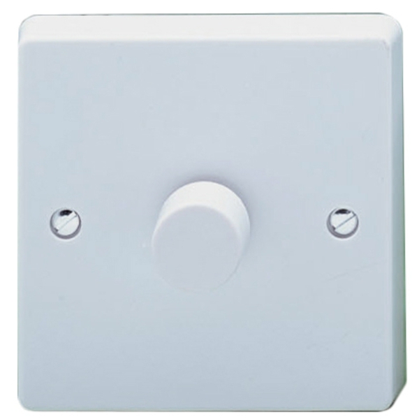 Crabtree 4190/PU 1G 400W Moulded Push Dimmer