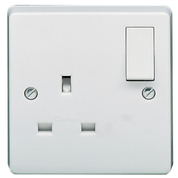Crabtree 4304/D 13A 1 Gang DP Switched Socket