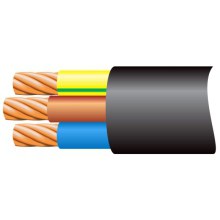 Donc 3183Y2.5B050 3C 2.5mm 50m Cable Reel Black