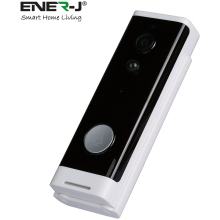 ENERJ Smart Wireless Doorbell with Chime, Full HD WiFi Security Camera with Motion Detection, Night Vision, Wi-Fi, Two Way Audio, Night Vision &amp; PIR Motion