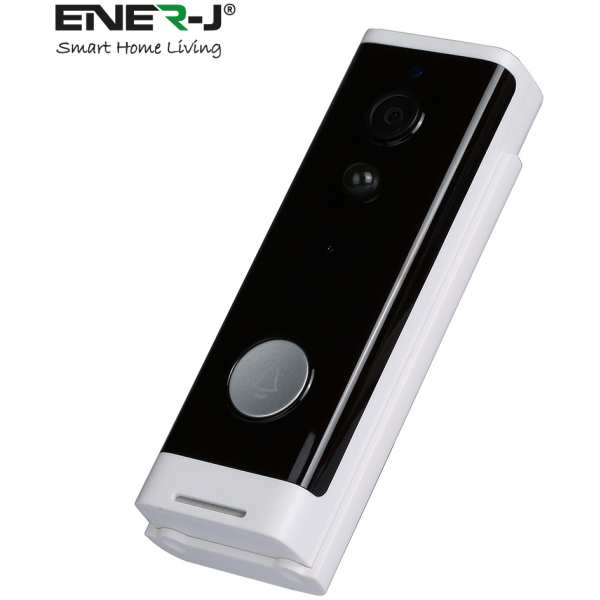 ENERJ Smart Wireless Doorbell with Chime, Full HD WiFi Security Camera with Motion Detection, Night Vision, Wi-Fi, Two Way Audio, Night Vision & PIR Motion