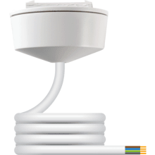 Hager Klik CR64AX/2.0  4 Pin Plug In Ceiling Rose With 2 Metre 4 Core PVC Lead