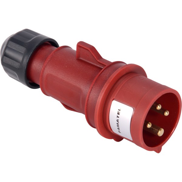 IP44 16A 3P+E 415v Red Plug