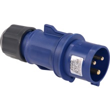 IP44 32A 2P+E  240v Blue Plug