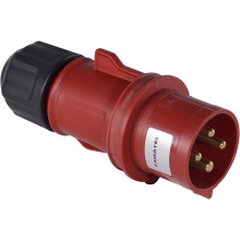 IP44 32A 3P+E 415v Red Plug