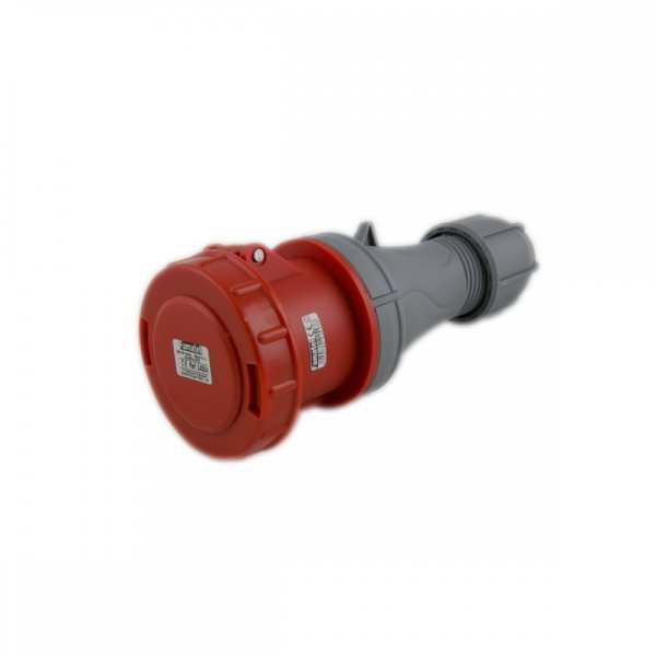 IP67 63A 3P+E 415v Red Connector