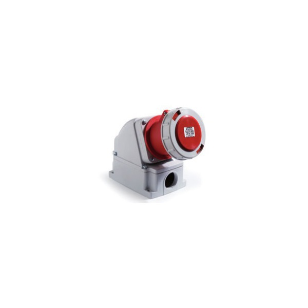 IP67 63A 3P+E 415v Red Surface wall socket