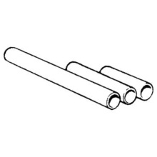 Manrose 41900 Round Pipe 100mm/4in L1000