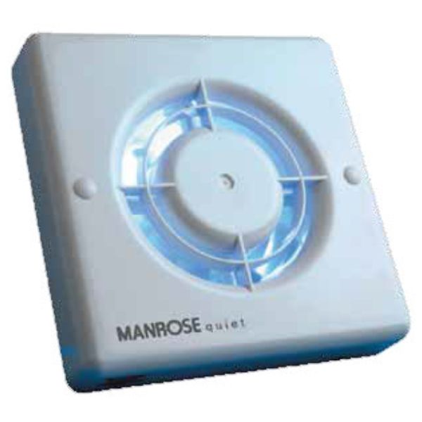 Manrose Quiet Fan Timer 100mm
