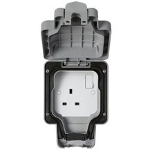 MK K56486GRY Socket 1G DP Switched 13A