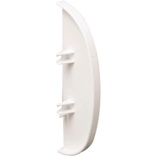 MT DD1230WH End Cap Curved 180x57mm White