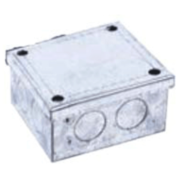 Niglon AB4x4x2GVKO 100mm x 100mm x 50mm Adaptable Galvanised Box